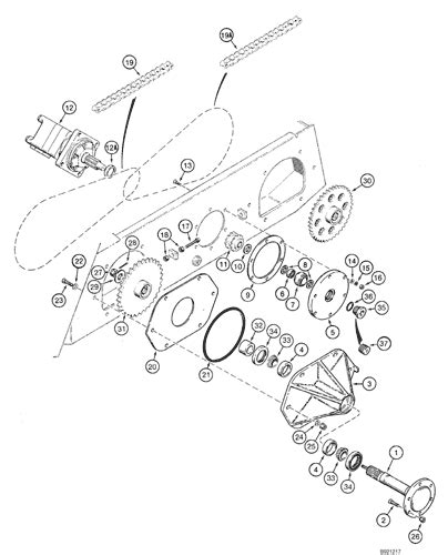 1840 skid loader chain replacement